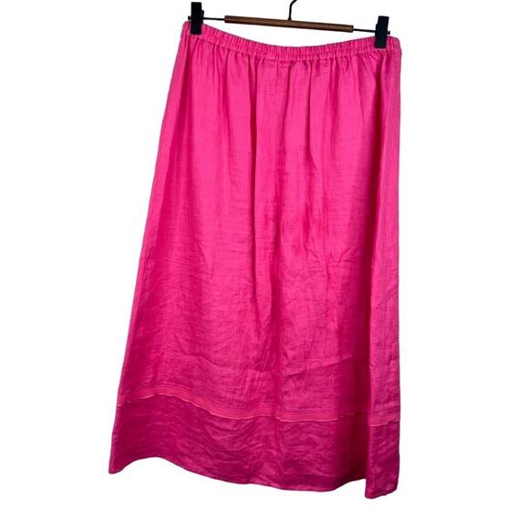 Kim Rogers Women's PS Fuchsia‎ Midi Skirt Vintage Y2K Casual Spring - Picture 2 of 10